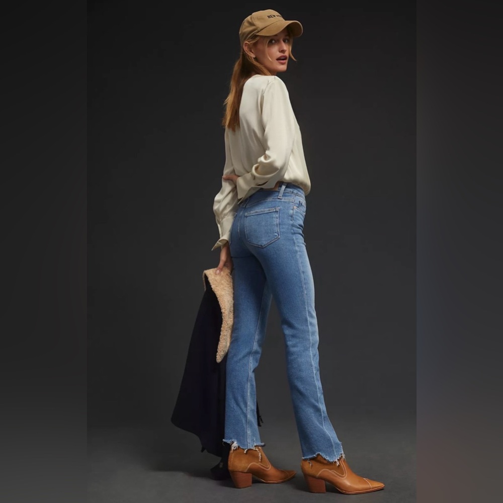 Paige Cindy High-Rise Raw Hem Straight Leg Denim
